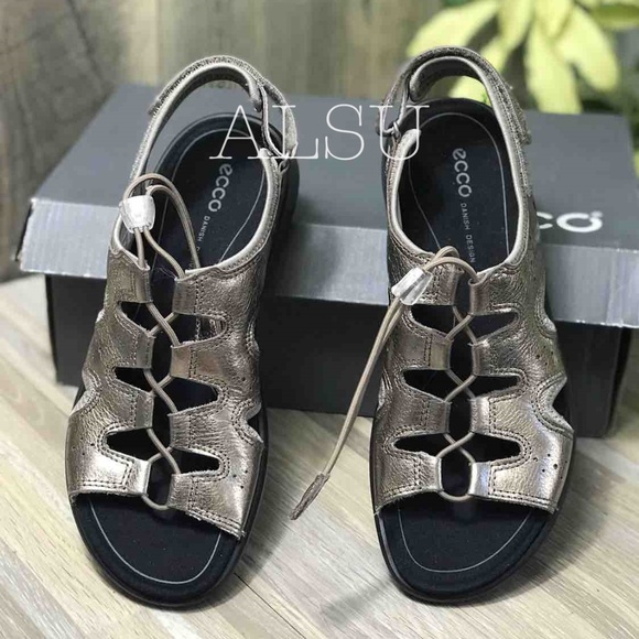 Ecco Shoes - NWT ECCO Soft 5 Toggle Sandal Leather Warm Grey